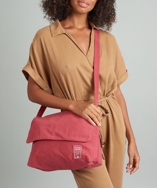 Bolsa Lona Tampa - Cereja