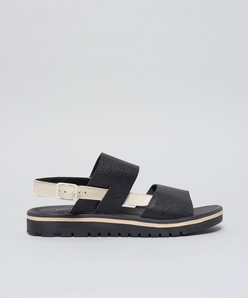 Rasteira Tratorada Manu - Preto