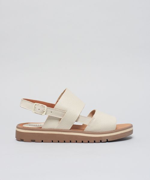 Rasteira Tratorada Manu - Offwhite