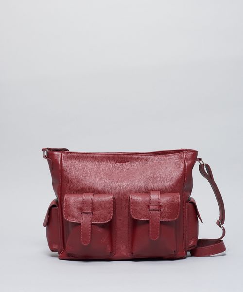 Bolsa g Couro Betina - Merlot