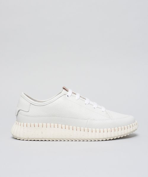 Tenis Couro Lara Neo - Branco/Aveia