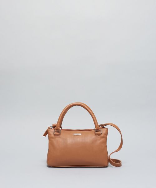 Bolsa p Couro Cotele - Caramelo