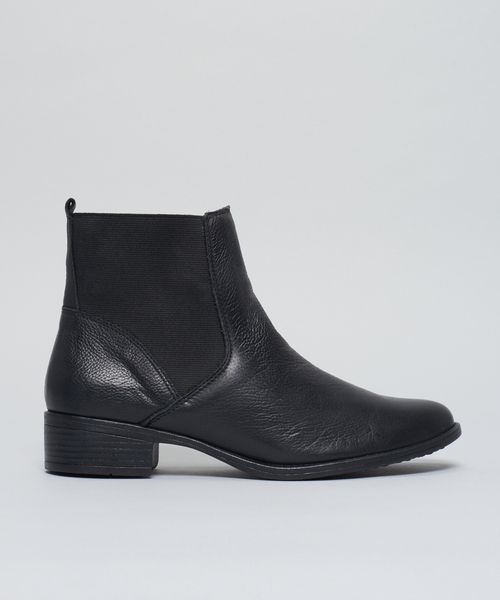 Bota Cano Medio Vic - Preto