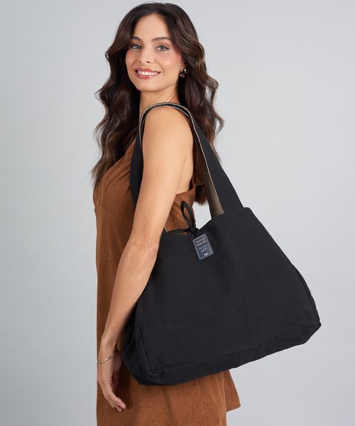 Bolsa Dupla Face Soul - Preto/Cinza