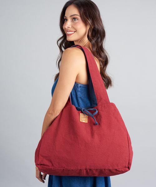 Bolsa Dupla Face Soul - Navy/Merlot