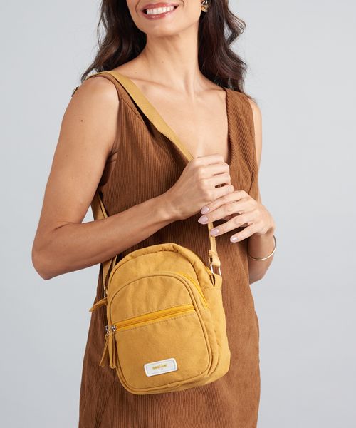 Bolsa p Lona Malu - Mostarda