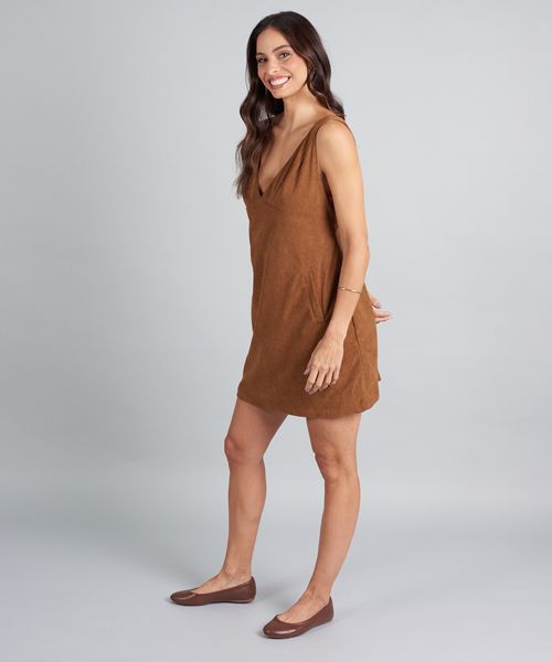 Sapatilha Couro Luana - Chocolate