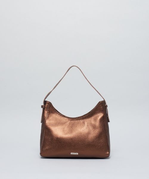 Bolsa m Couro 2 Alcas - Bronze