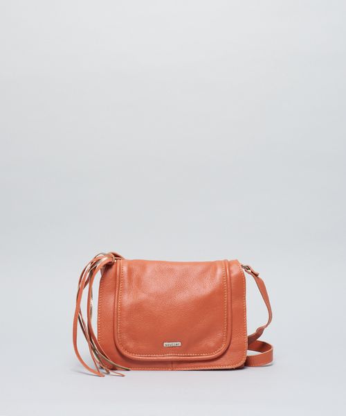 Bolsa m Couro 3 Compart Neo - Ocre