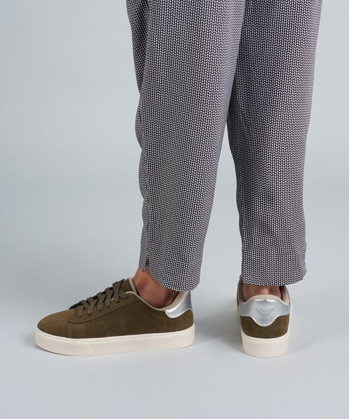 Tenis Camurca Soft Juliana - Verde Militar