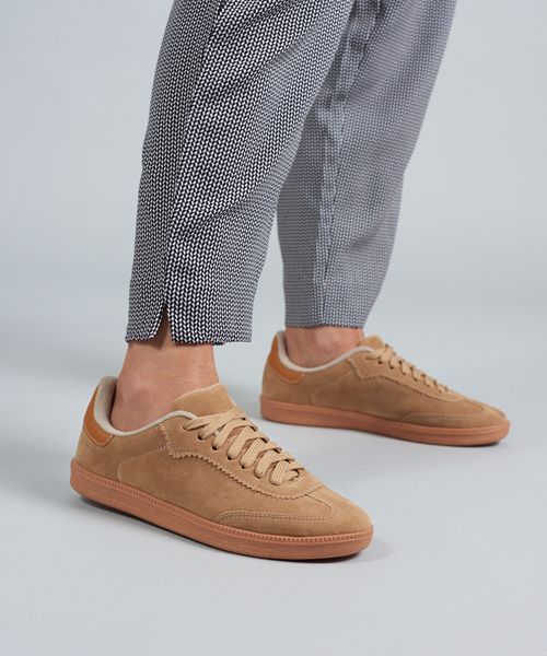 Tenis Camurca Soft Cecilia - Caramelo