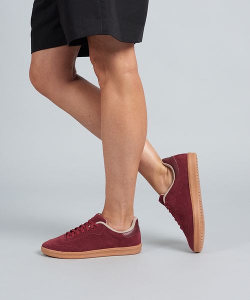 Tenis Camurca Soft Cecilia - Merlot