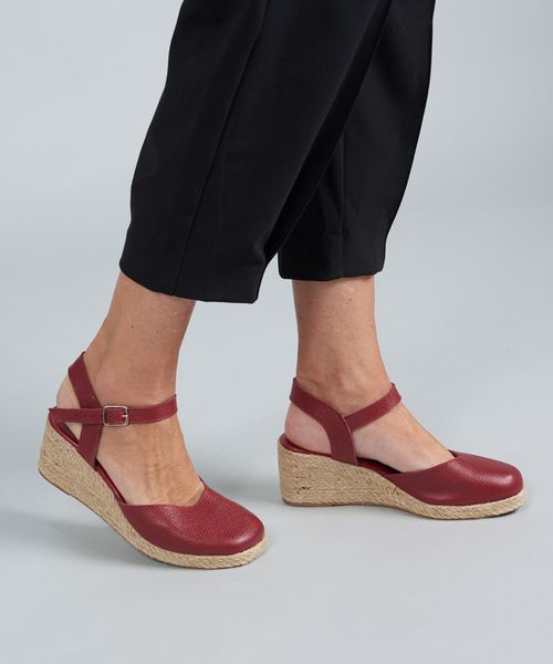 Anabela Comfort Boneca - Merlot