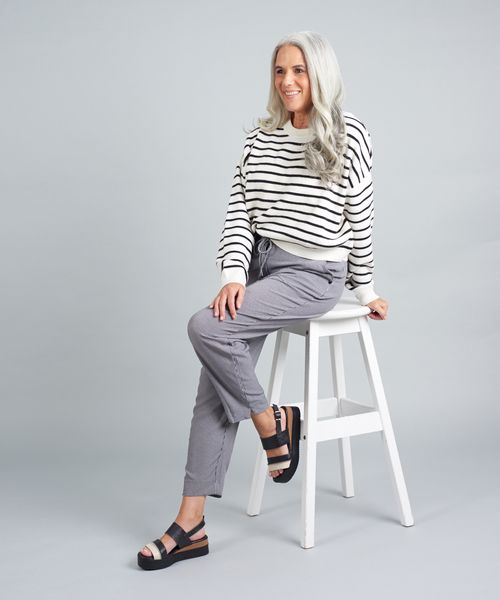 Plataforma Couro Belle - Preto