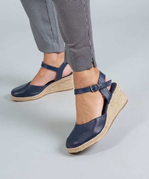 Anabela Comfort Boneca - Navy