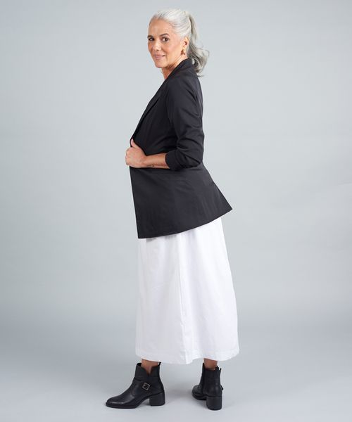 Bota Salto Medio Fivela - Preto