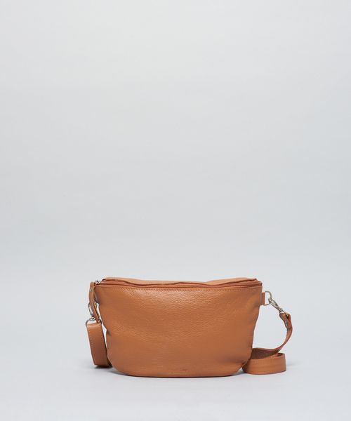 Bolsa p Couro Cadarco Listra - Caramelo