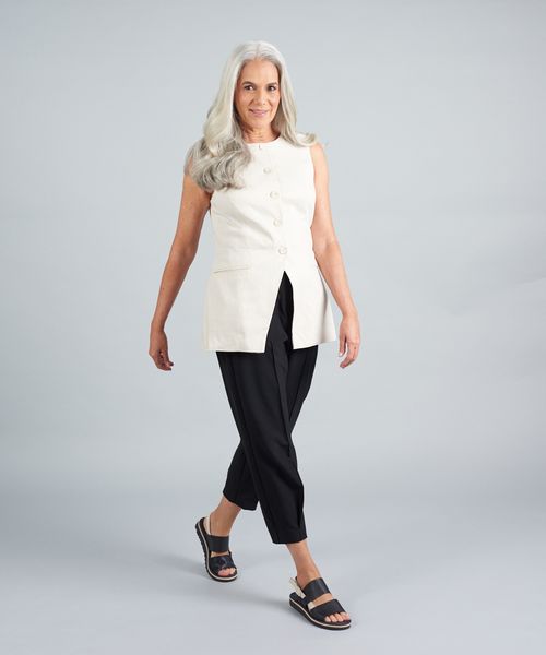 Rasteira Tratorada Manu - Preto