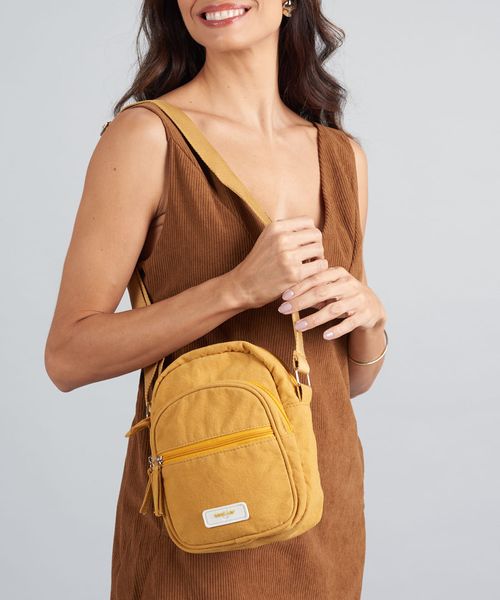 Bolsa p Lona Malu - Mostarda