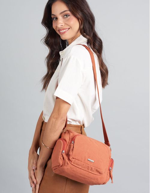 Bolsa p Bolsos Lona - Ocre