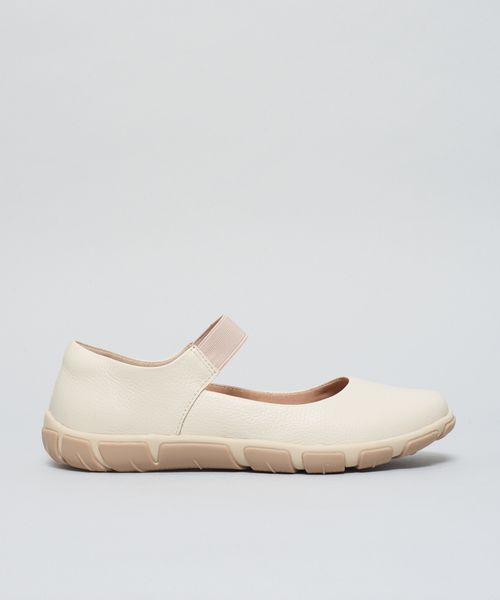 Sapatilha Frances Elastico Poazinho - Offwhite