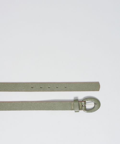 Cinto Couro Luana - Verde Militar