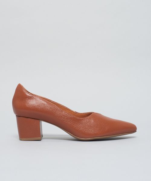 Scarpin Couro Mariana - Mousse
