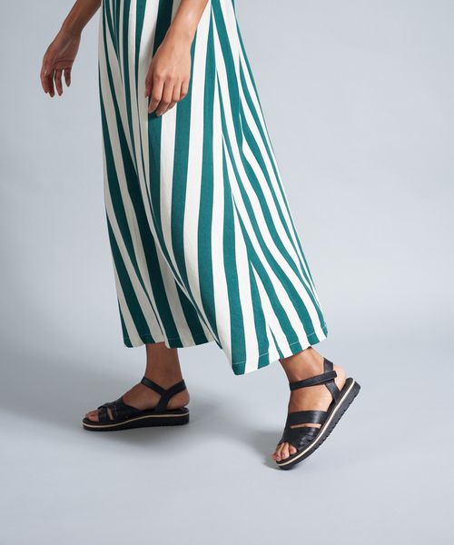 Rasteira Tratorada Thalia - Preto