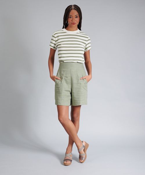 Anabela Couro Elastico Cruzado - Onix