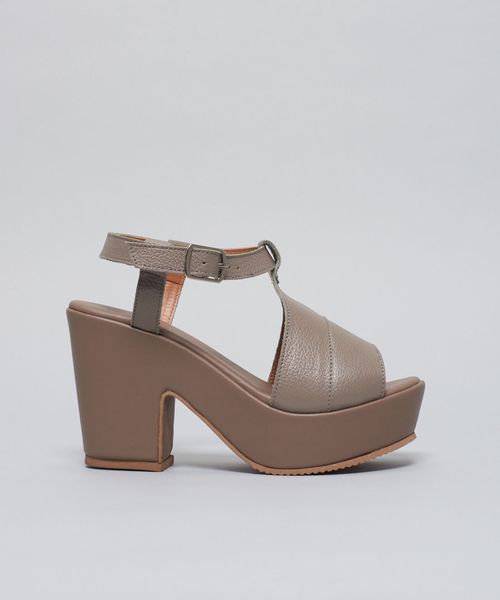 Meia Pata Village Couro - Cinza