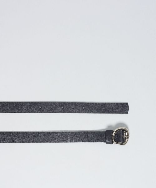 Cinto Couro Fivela Organica - Preto