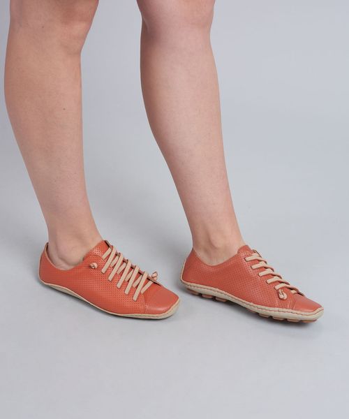 Tenis Perfuros Bicolor - Ocre