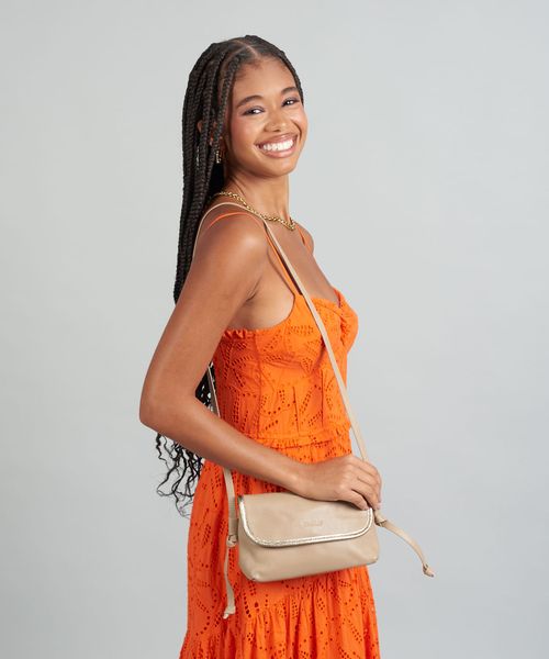 Bolsa p Couro Vies - Aveia