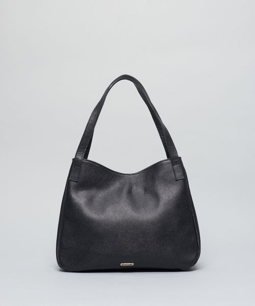 Bolsa g Couro Manoela - Preto