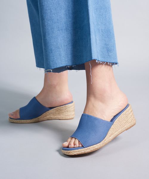 Anabela Lona Mule - Jeans