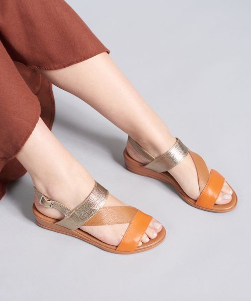 Anabela Couro Tiras Debora - Colors