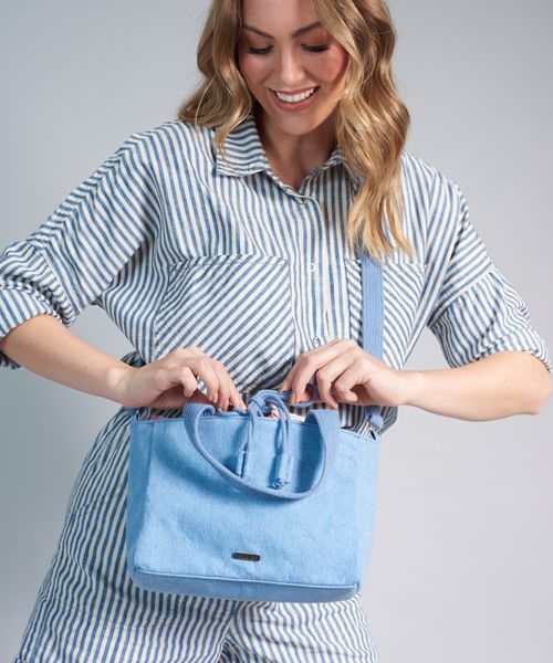 Bolsa p Lona Oasis - Jeans