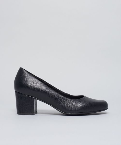 Scarpin Couro Raquel - Preto
