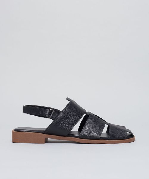 Rasteira Pescador Maria - Preto