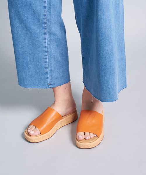 Flat Slide Rafia - Tangerina