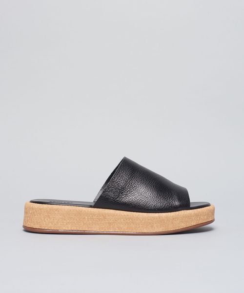 Flat Slide Rafia - Preto