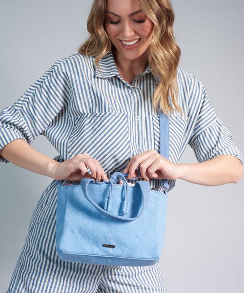 Bolsa p Lona Oasis - Jeans