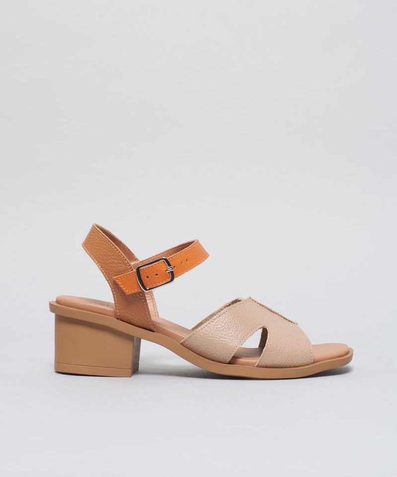 Sandalia Media Couro Amanda - Colors | Soulier