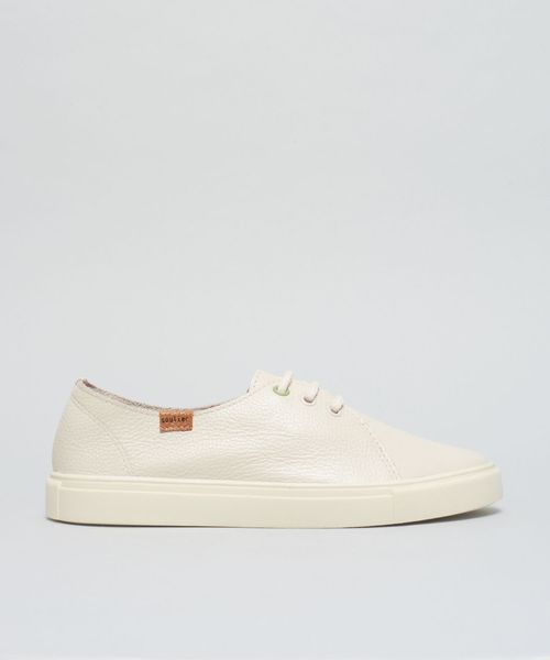 Tenis Couro Mari - Offwhite