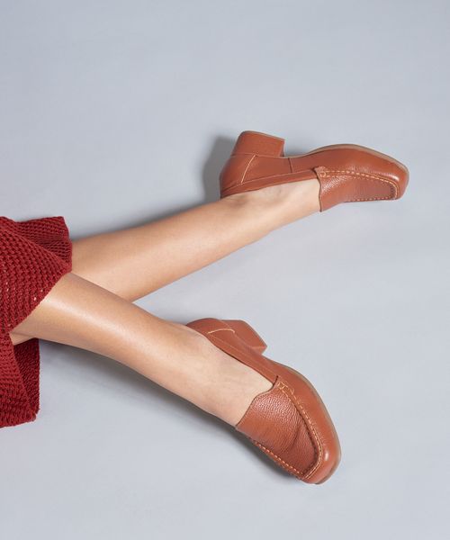 Scarpin Couro Renata - Mousse