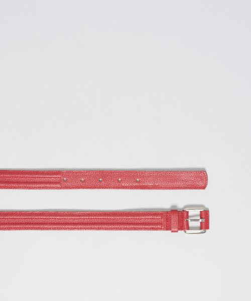 Cinto Couro Laura - Vermelho