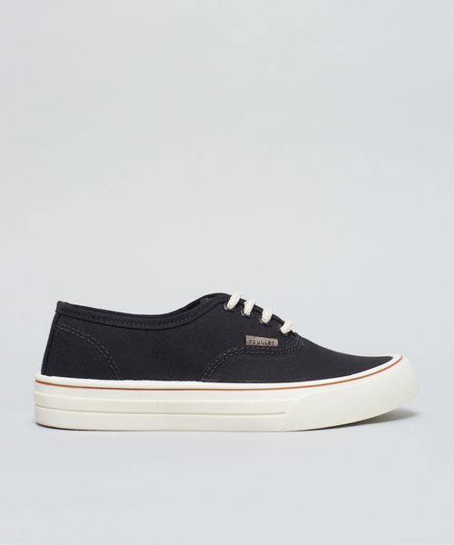 Tenis Lona Basico Casual - Preto