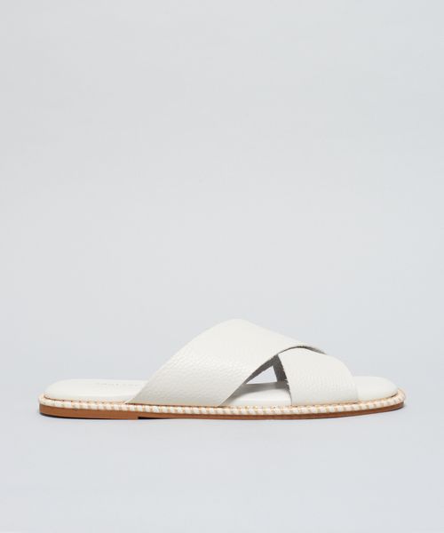 Rasteira Basica Soft Agatha - Offwhite