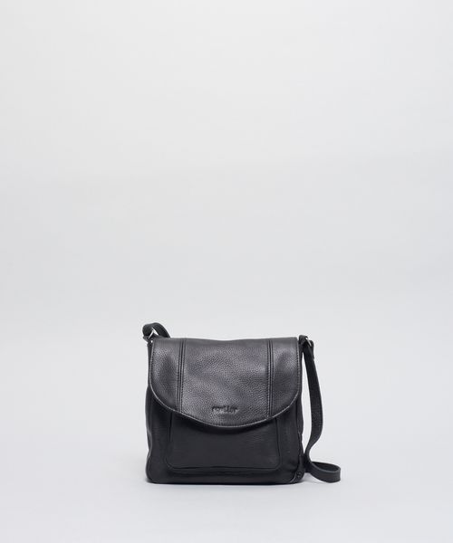 Bolsa p Couro Bia - Preto
