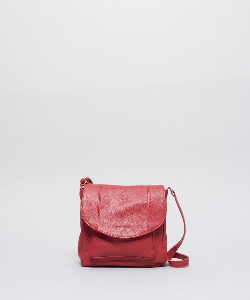 Bolsa p Couro Bia - Vermelho